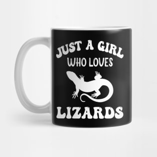 Just A Girl Who Loves Lizards Mug